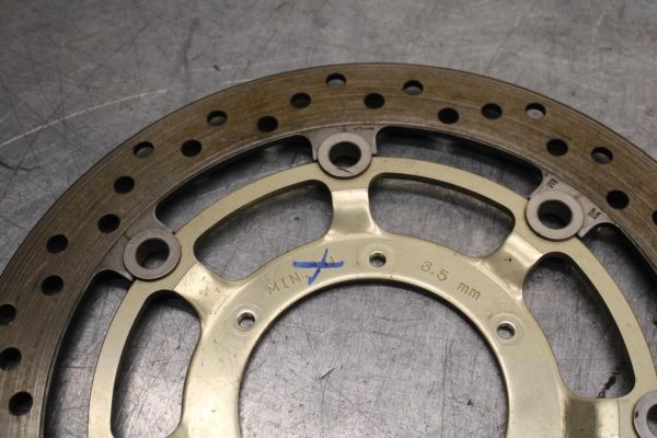 01-06 HONDA CBR600F4I FRONT LEFT RIGHT BRAKE ROTORS DISCS 45120-MBW-E11 BB626 - Image 13