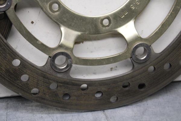 01-06 HONDA CBR600F4I FRONT LEFT RIGHT BRAKE ROTORS DISCS 45120-MBW-E11 BB626 - Image 4