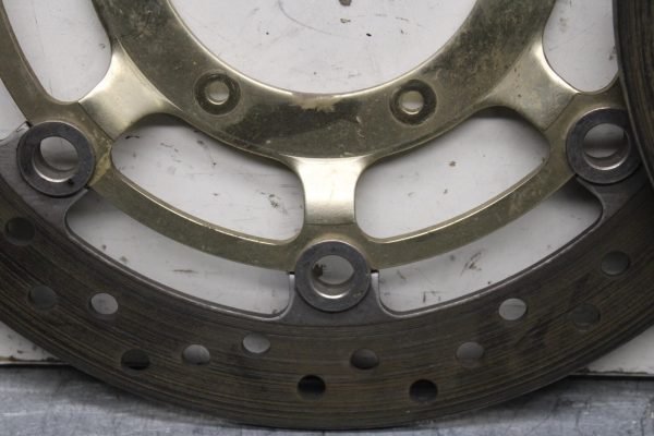 01-06 HONDA CBR600F4I FRONT LEFT RIGHT BRAKE ROTORS DISCS 45120-MBW-E11 BB626 - Image 5