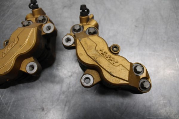 03-06 KAWASAKI Z1000 RIGHT LEFT FRONT BRAKE CALIPER SET PAIR CALIPERS BB487 - Image 4