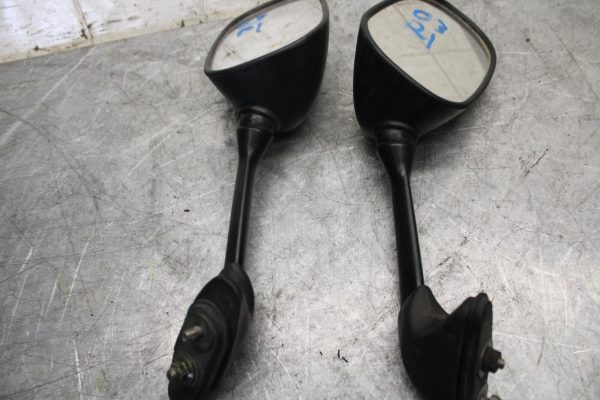 2003 Yamaha YZF R1 REAR VIEW MIRROR SET PAIR MIRRORS BB50 - Image 4