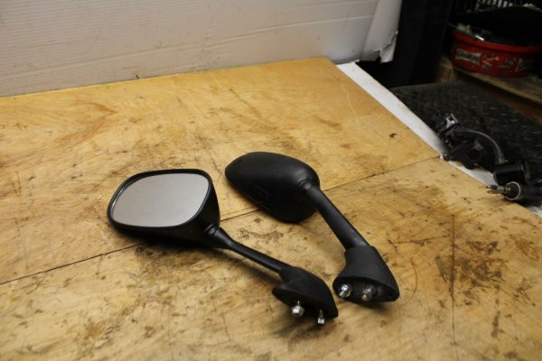 07-08 YAMAHA YZF R1 REAR VIEW MIRROR SET PAIR MIRRORS BB333 - Image 7