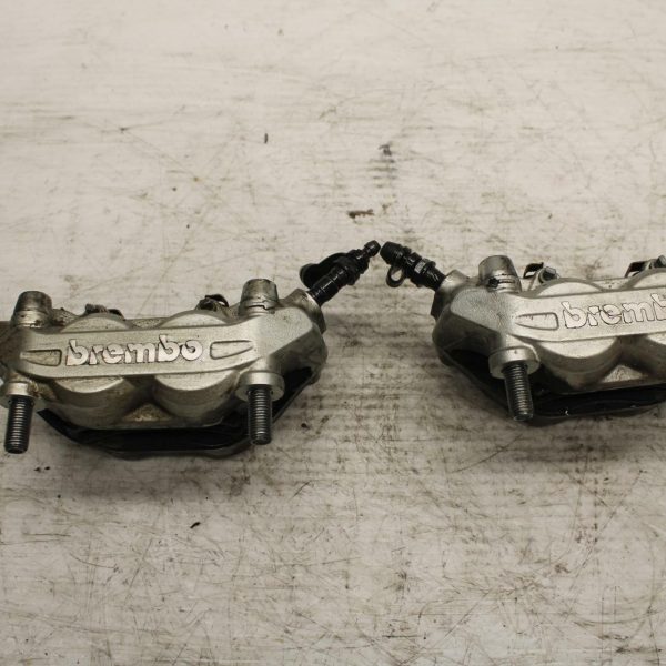 12 DUCATI MONSTER 796 BREMBO FRONT BRAKE CALIPER SET PAIR CALIPERS BB276