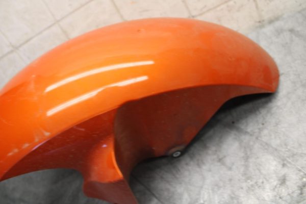 2009 Yamaha YZF R6 ORANGE FRONT WHEEL FENDER COWL FAIRING BB532 - Image 9