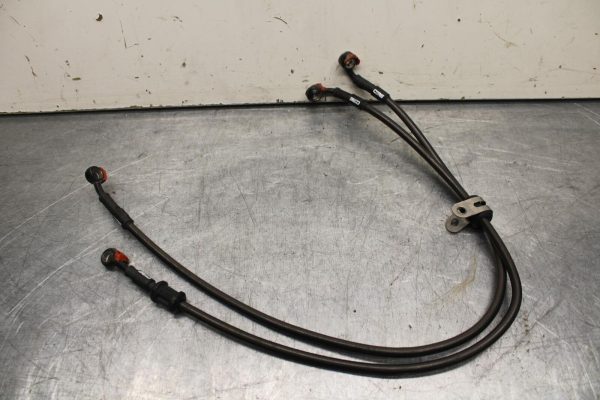 08-10 SUZUKI GSXR 600  CORE MOTO FRONT BRAKE CALIPER HOSES LINES BB92 - Image 13