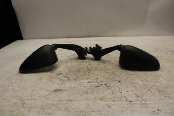 08 YAMAHA YZF R6 2c0 REAR VIEW MIRROR SET PAIR MIRRORS BB365 - Image 4