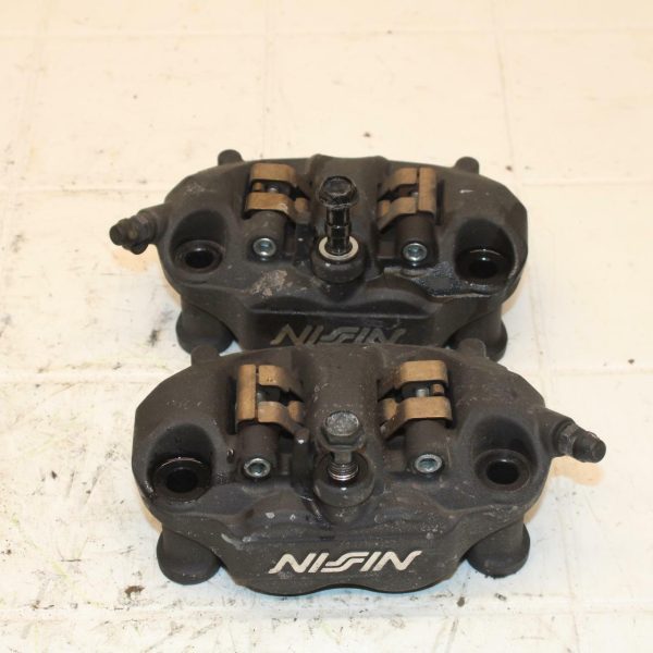 13-17 KAWASAKI NINJA ZX6R ZX636E RIGHT LEFT FRONT BRAKE CALIPER SET PAIR BB409