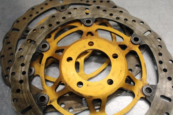 1997 Suzuki Bandit 1200 GSF1200S AFTERMARKET FRONT LEFT RIGHT BRAKE ROTORS BB559 - Image 12