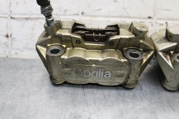 2008 Aprilia Shiver 750 SL750 RIGHT LEFT FRONT BRAKE CALIPER SET  CALIPERS BB551 - Image 3