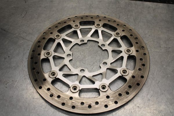 2009 Triumph Daytona 675 FRONT LEFT RIGHT BRAKE ROTORS DISCS T2021040 BB584 - Image 6