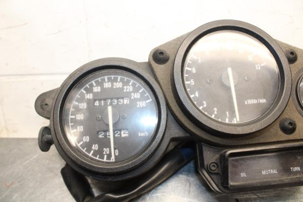 89-90 YAMAHA FZR600 SPEEDO  GAUGES DISPLAY CLUSTER SPEEDOMETER TACHOMETER BB76 - Image 4