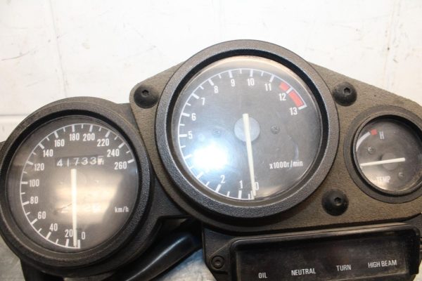 89-90 YAMAHA FZR600 SPEEDO  GAUGES DISPLAY CLUSTER SPEEDOMETER TACHOMETER BB76 - Image 5