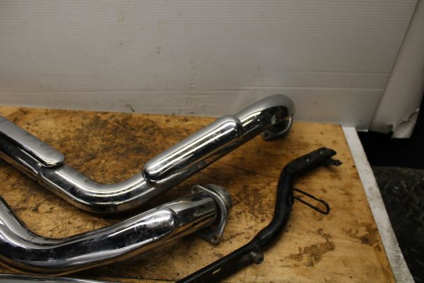 99-03 YAMAHA ROAD STAR XV1600A FULL MUFFLER EXHAUST SILENCER PIPE BB344 - Image 11