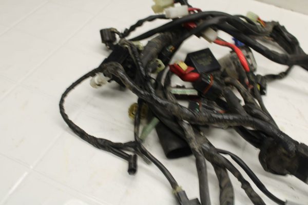 08-16 YAMAHA YZF R6 MAIN ENGINE WIRING HARNESS MOTOR WIRE LOOM BB406 - Image 4