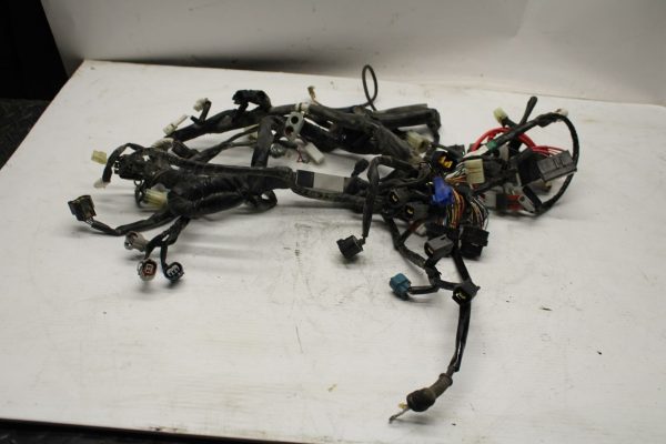 08-17 YAMAHA YZF R6 MAIN ENGINE WIRING HARNESS MOTOR WIRE LOOM BB354 - Image 10