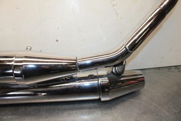 2013 Suzuki Boulevard C50T EXHAUST SYSTEM FULL HEADERS PIPES BB625 - Image 7