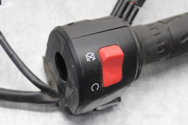 2014 Kawasaki Ninja 650 EX650E RIGHT CLIP ON HANDLE KILL OFF START SWITCH BB569 - Image 6