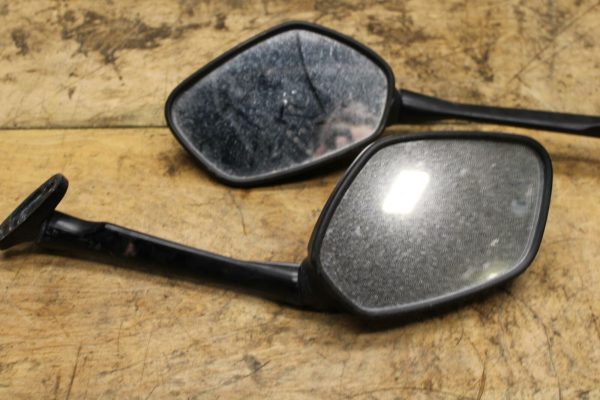 16-18 HONDA CBR500R REAR VIEW MIRROR SET PAIR MIRRORS BB345 - Image 3