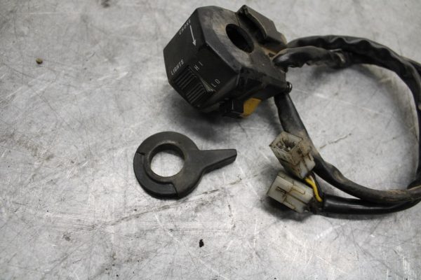 1993 Suzuki GSXR1100W LEFT CLIP ON HANDLE HORN SIGNALS SWITCH CHOKE BB46 - Image 3