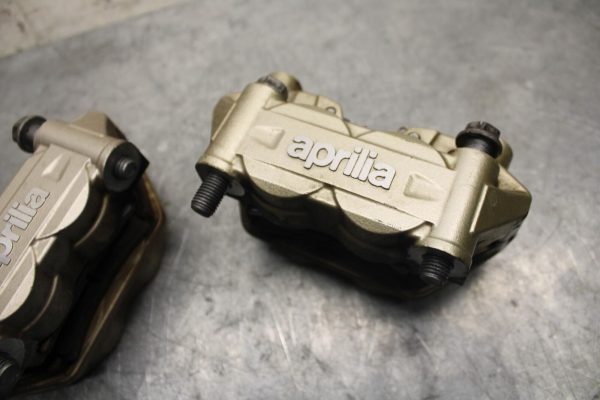 2009 Aprilia Shiver 750 SL750 RIGHT LEFT FRONT BRAKE CALIPER SET PAIR  BB506 - Image 4