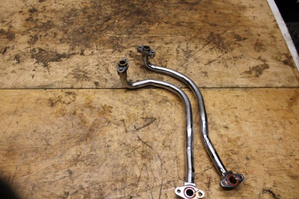 99-03 YAMAHA ROAD STAR XV1600A ENGINE MOTOR OIL COOLER HOSES BB344 - Image 3