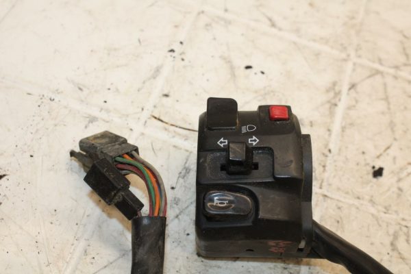 01 KAWASAKI NINJA ZX6R LEFT CLIP ON HANDLE HORN SIGNALS SWITCH SWITCHES BB25 - Image 3