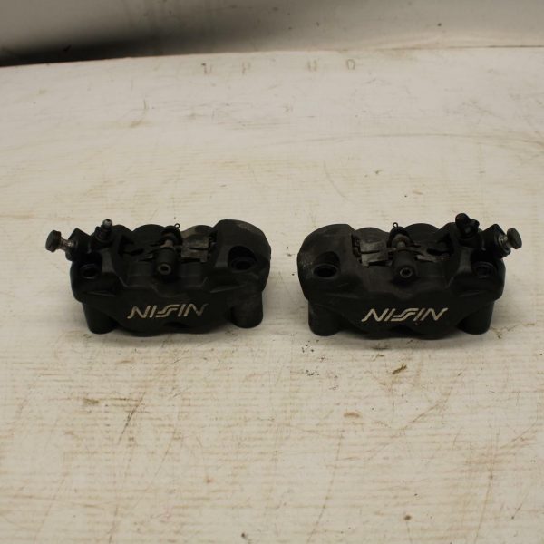 07-16 TRIUMPH STREET TRIPLE RIGHT LEFT FRONT BRAKE CALIPER SET PAIR  BB356