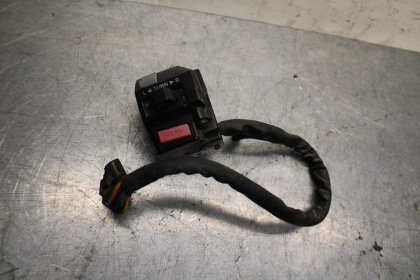 89-90 YAMAHA FZR600 LEFT CLIP ON HANDLE HORN SIGNALS SWITCH  BB76 - Image 3